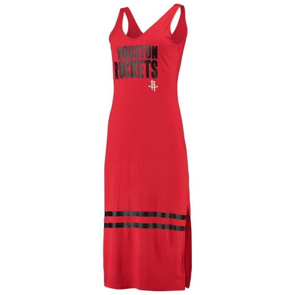 𝅺HOUSTON Rockets G-III 4Her by Carl Banks Women's Opening Day Maxi Dress - Red